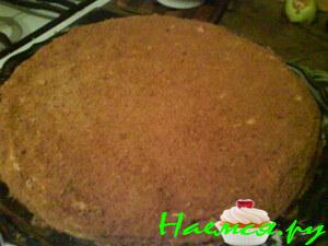 Торт "Дамский Каприз" со сгущенкой