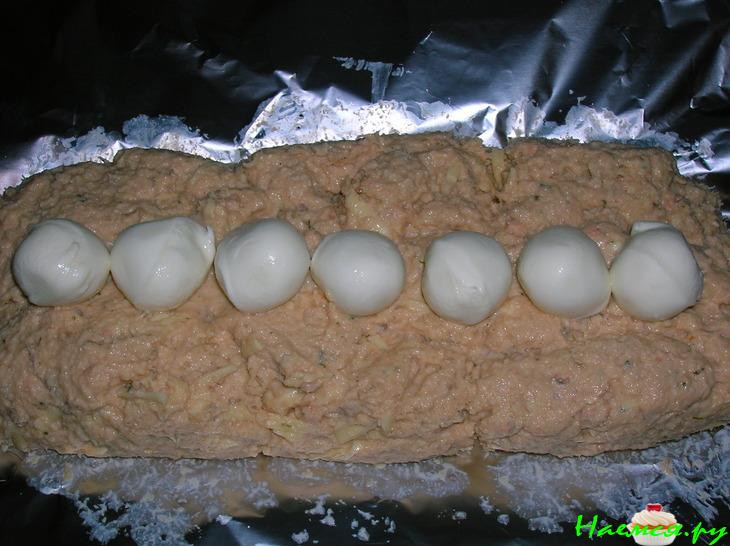 Рулет сырно-рыбный