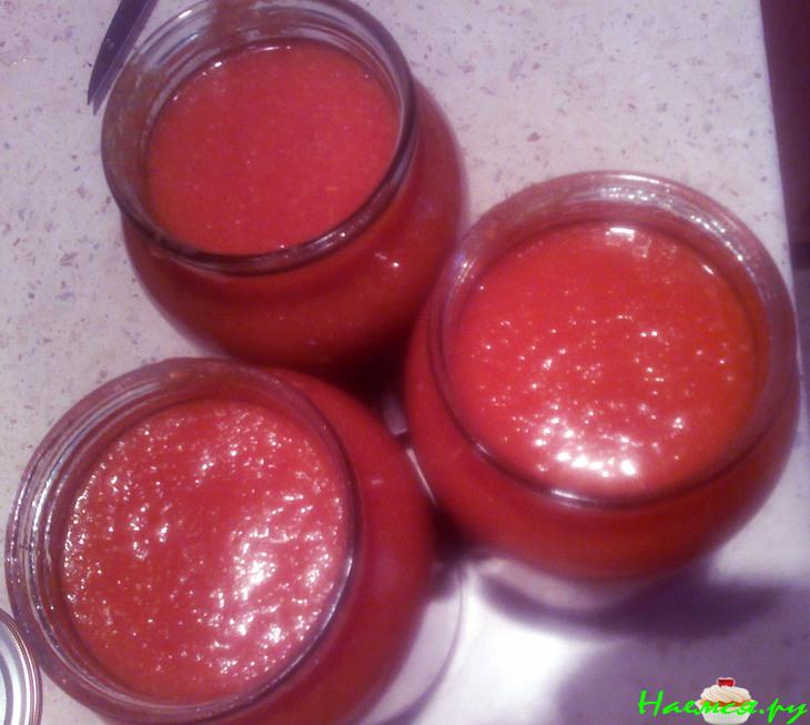 Аджика острая с Антоновкой - Вариант