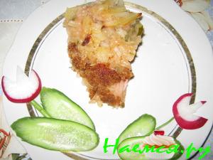 Постная картофельная запеканка