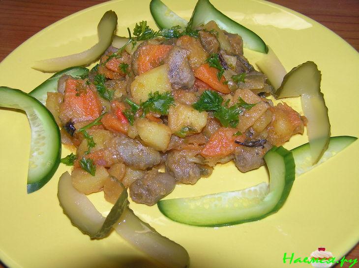 Азу по-татарски с сердечками (вариант)