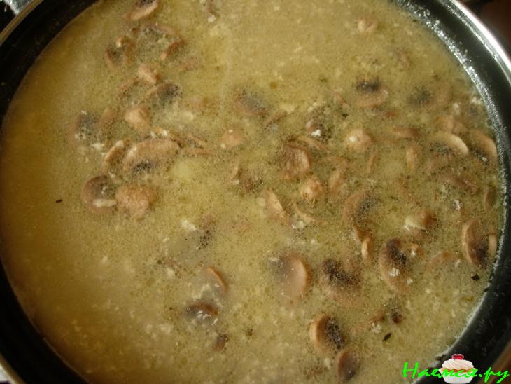 Суп-пюре с грибами «Первый снег»