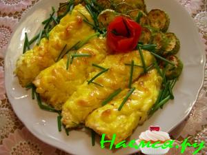 Рыба по-гречески со слабосоленой брынзой Рыба по-гречески со слабосоленой брынзой