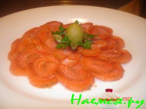 Карпаччо из лосося