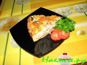 Грибной пирог "Пальчики оближешь"