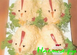 Салат с курагой