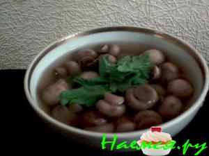 Отварные шампиньоны