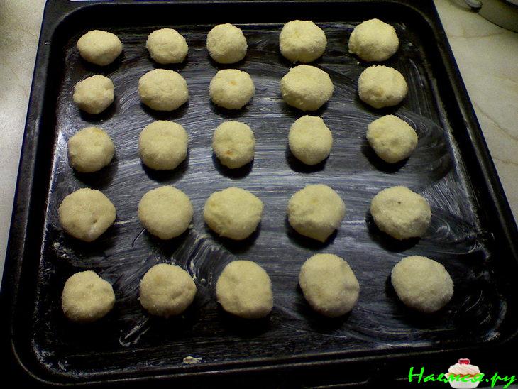 Печенье творожное "Снежки"