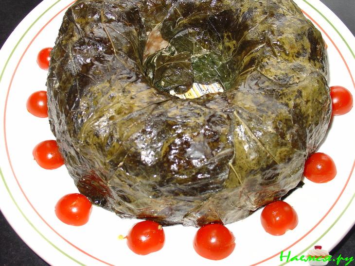 Франкфуртский капустно-мясной венок