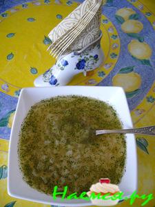 Суп со звёздочками и телятиной