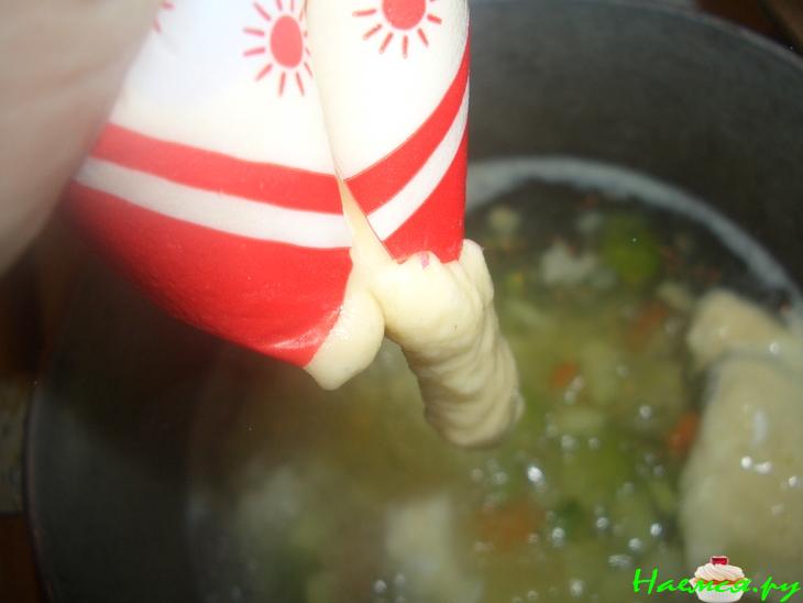 Густой суп с клецками (с 1 года)