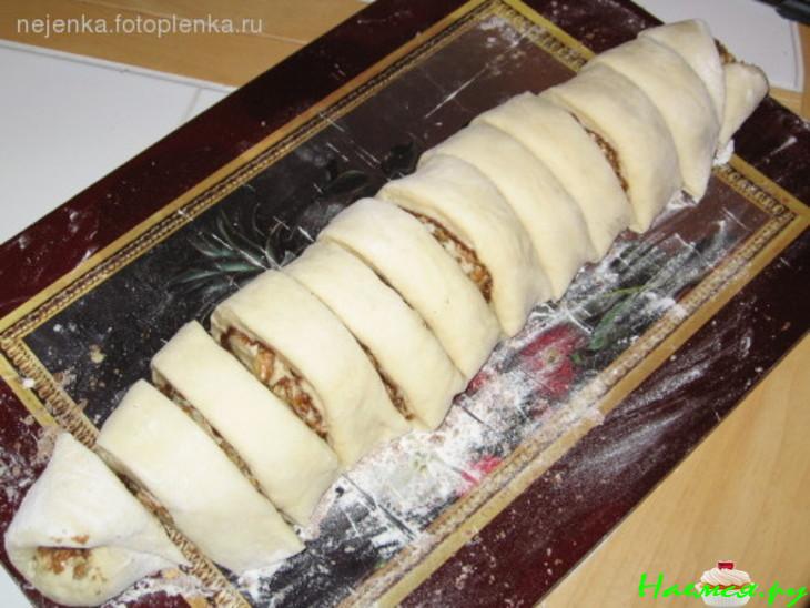 Роллы с корицей и орехами Роллы с корицей и орехами