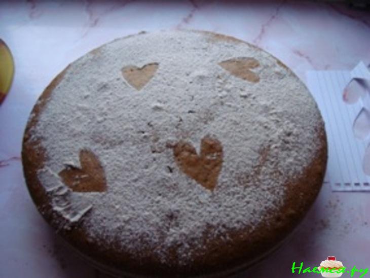 Пирог с кофе