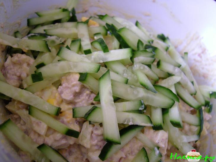 Салат из свиных мозгов