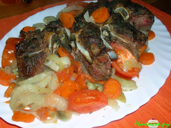 Седло барашка запеченное или баранина для ленивых