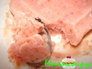 Нектарины с йогуртом а-ля мороженое