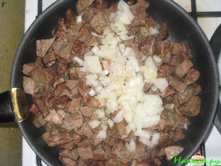 Легкое, тушенное с зернистым творогом