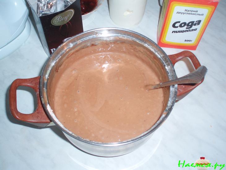 Торт "Черепаха" в сметанно-шоколадном креме