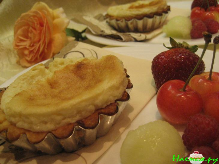 Тарталетки с дынным суфле