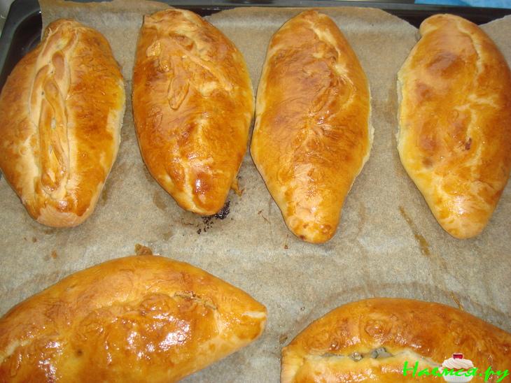 Пироги с мясом и капустой