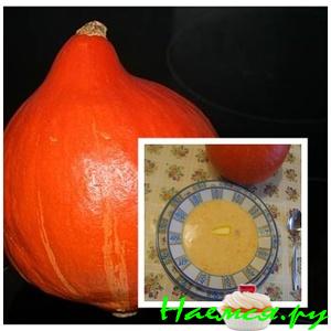 Суп молочный с тыквой