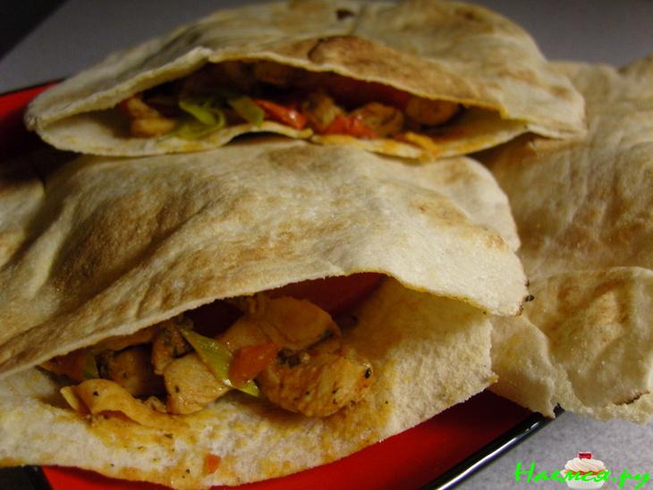 Арабский хлеб & мясо GYROS