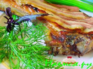 Шашлычок из свинины с беконом