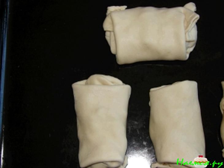 Рулетики с яблоками