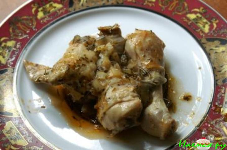 Курица по-провансальски с белым вином Курица по-провансальски с белым вином