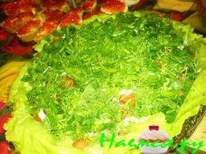 Салат с мясом Дёнер-Кебаб