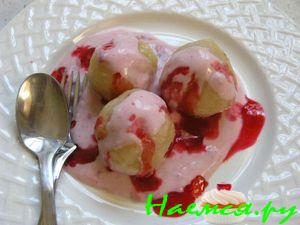 Яблочные кнедлики