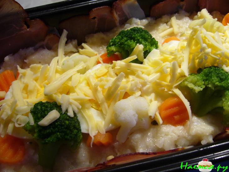 Рыбно-овощной террин