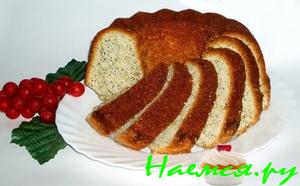 Лимонно-маковый кекс