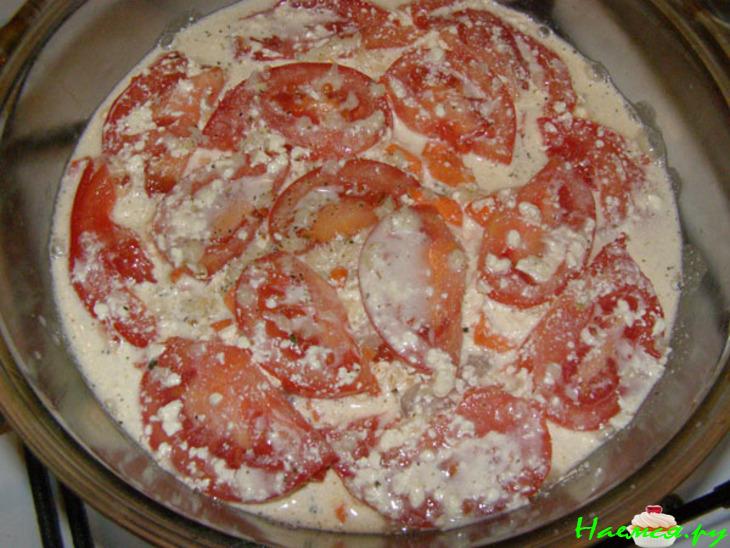 Рыбка с овощами под соусом Рыбка с овощами под соусом