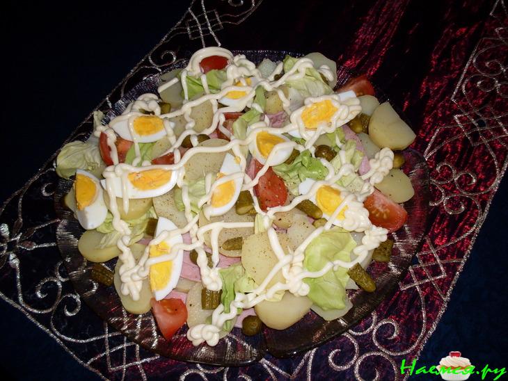 Пока готовится гриль....или Картофельный салат с яйцами