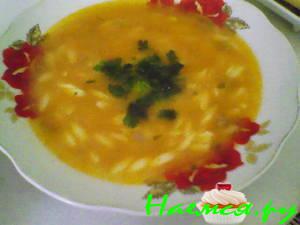 Супчик по-быстрому (с макаронами и фаршем)