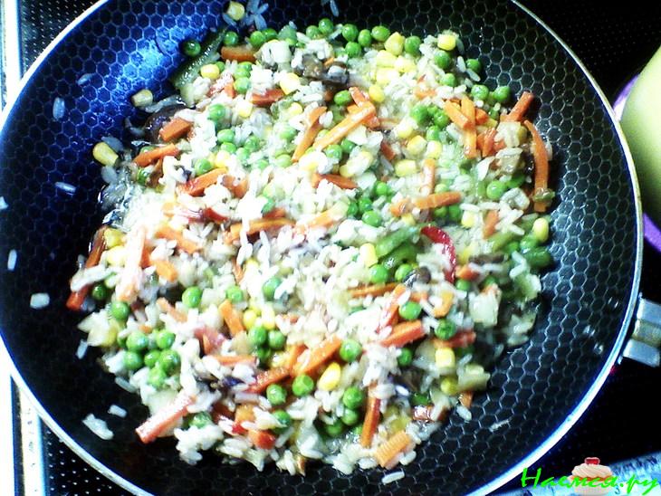 "Печёночное суфле с овощами"