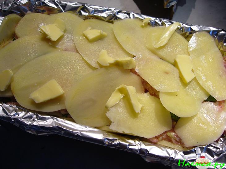 Мясная запеканка "Весеннее настроение"