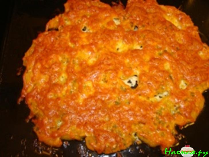 Тыква запеченная с чесноком и сыром