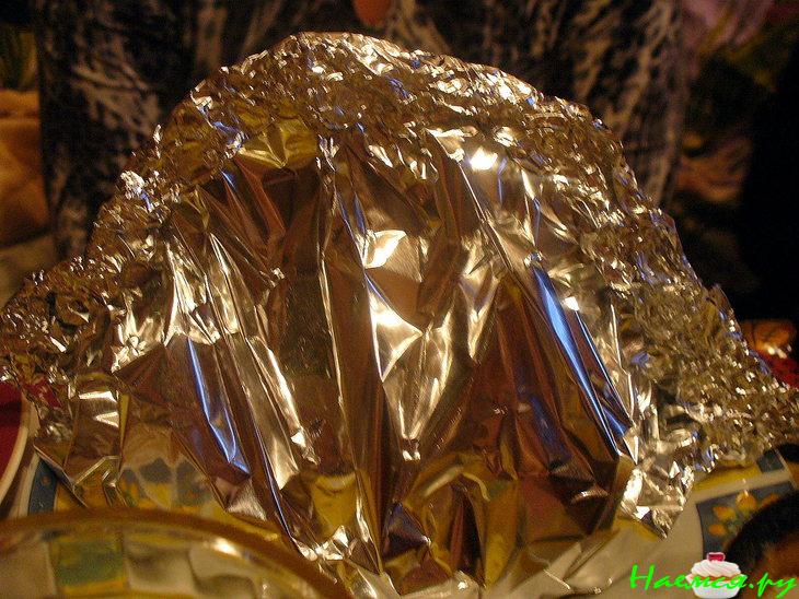 Кефаль в фольге