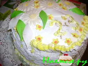 День-рожденный торт 'Ромашкин'