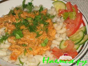 Сливочный гуляш из свинины по-баварски