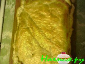 Слоеный пирог с печенью