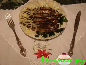 Шпроты по-домашнему