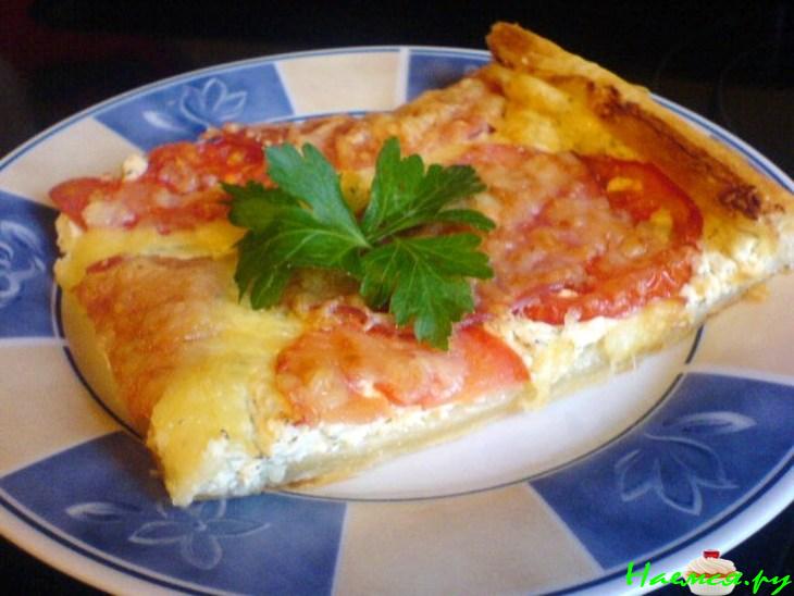 Творожный пирог-пицца