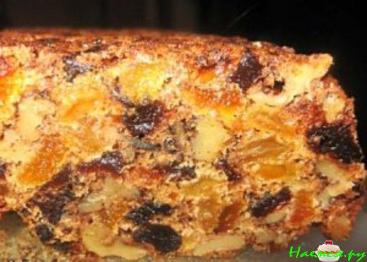 Пирог с сухофруктaми