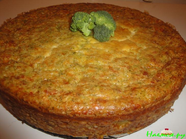 Пирог из брокколи без теста / brokolopita light