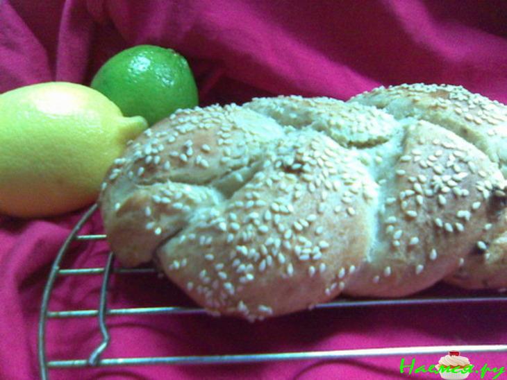 Хлебная косичка для Аллочки. Сдобная выпечка на закваске