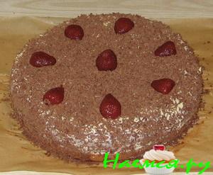 Торт "Шоколадный" с коньяком Торт "Шоколадный" с коньяком