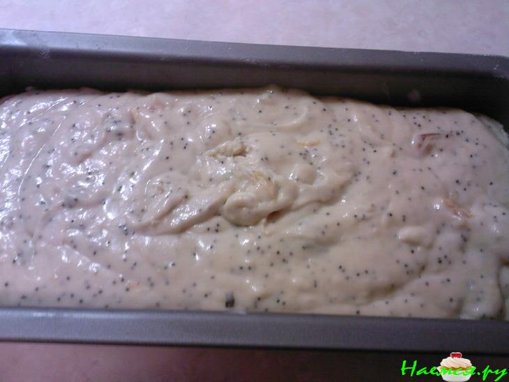 Мандариновый кекс с маком